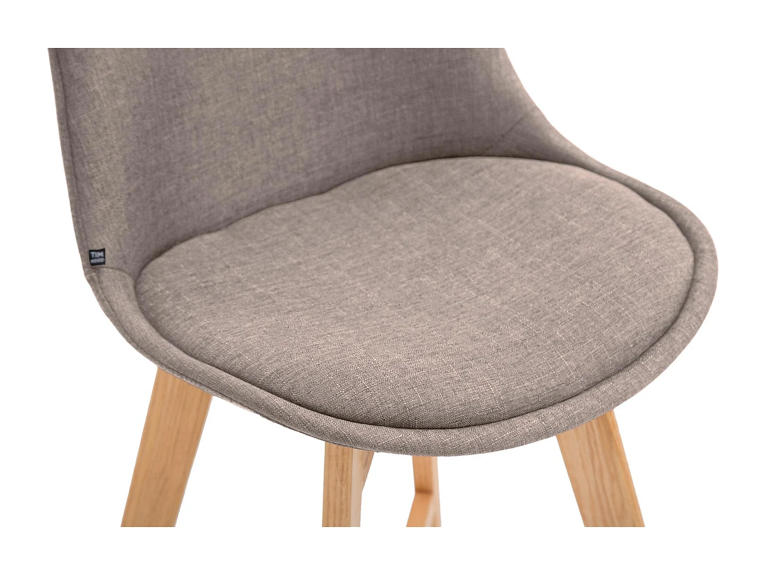 Tabouret de bar - Tissu & Nature - Taupe - Cannes