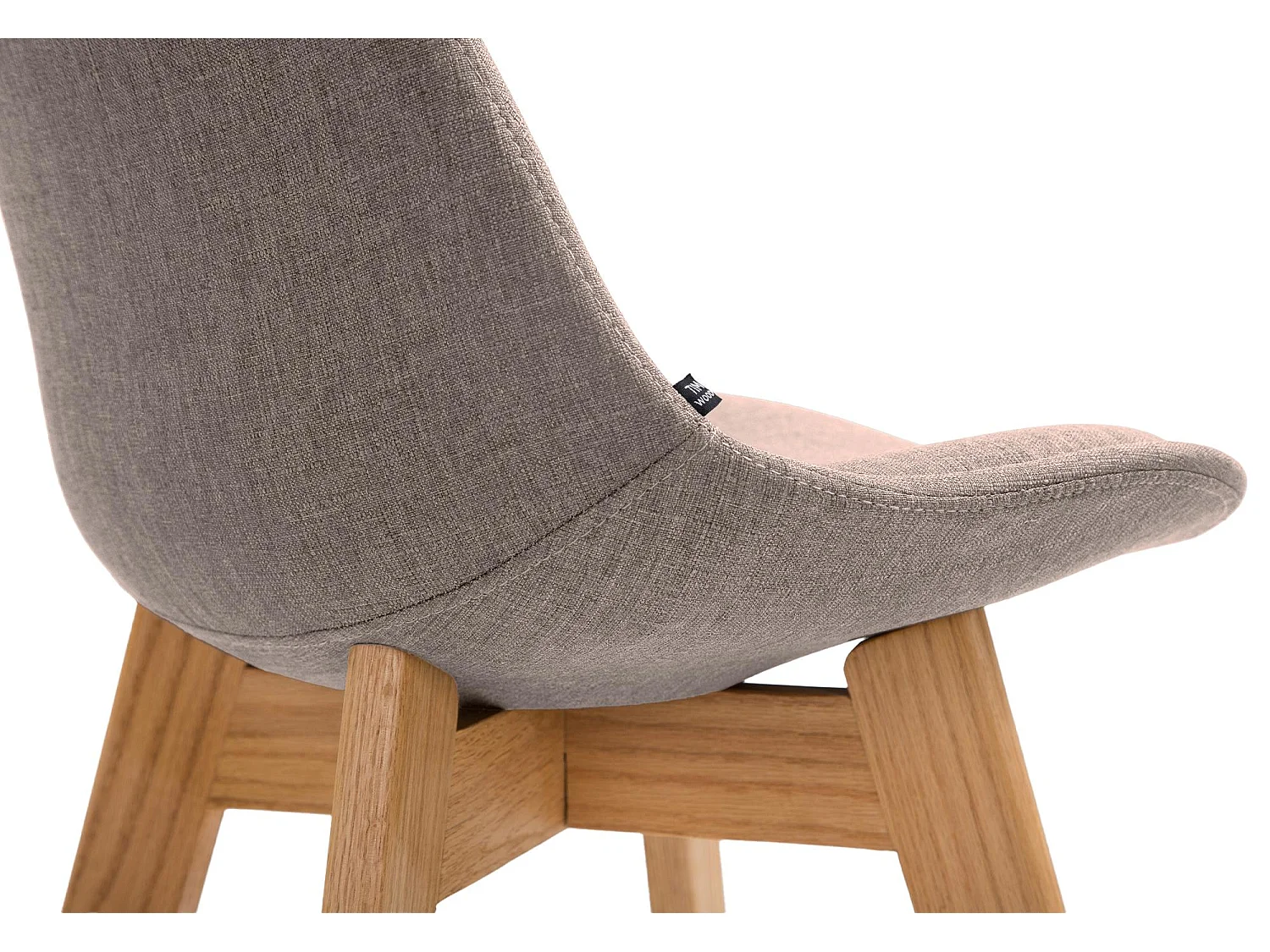 Tabouret de bar - Tissu & Nature - Taupe - Cannes