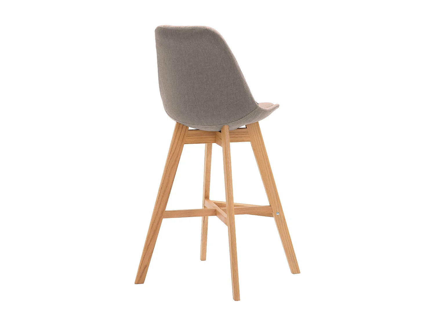 Tabouret de bar - Tissu & Nature - Taupe - Cannes
