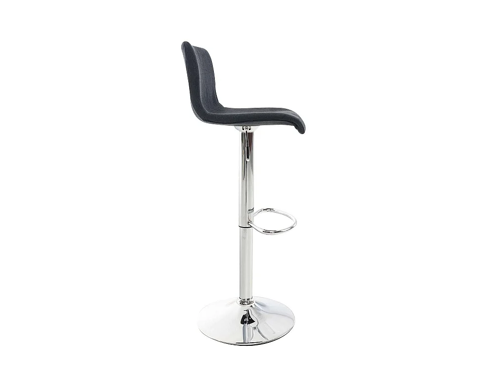 Tabouret de bar - Tissu - Noir - Hoover