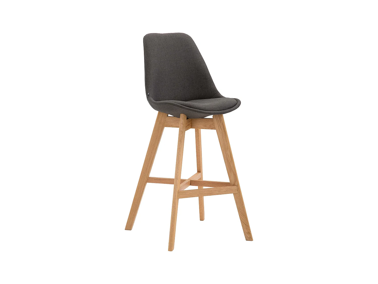 Tabouret de bar - Tissu & Nature - Gris foncé - Cannes