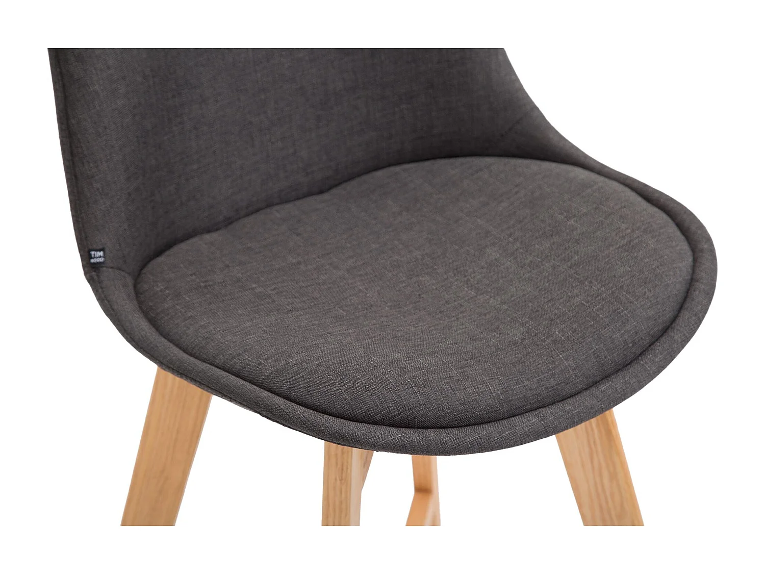 Tabouret de bar - Tissu & Nature - Gris foncé - Cannes