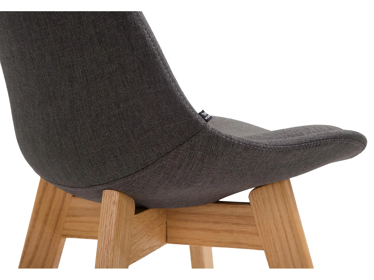 Tabouret de bar - Tissu & Nature - Gris foncé - Cannes