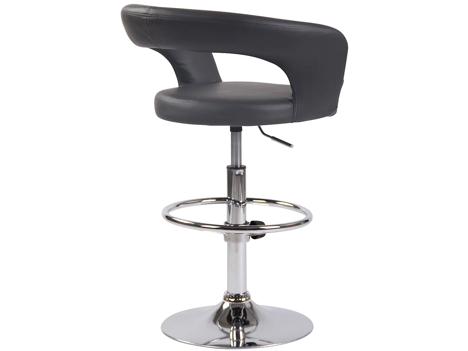 Barkruk - Kunstleer - grijs - Jaen