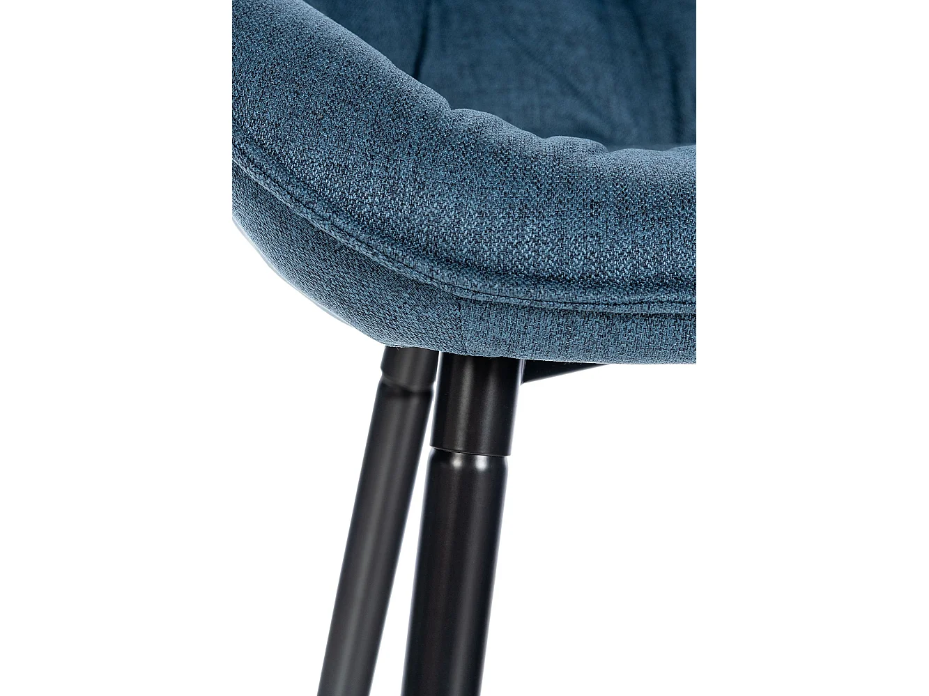 Lot de 2  Tabouret de bar - Tissu - Bleu - Gibson