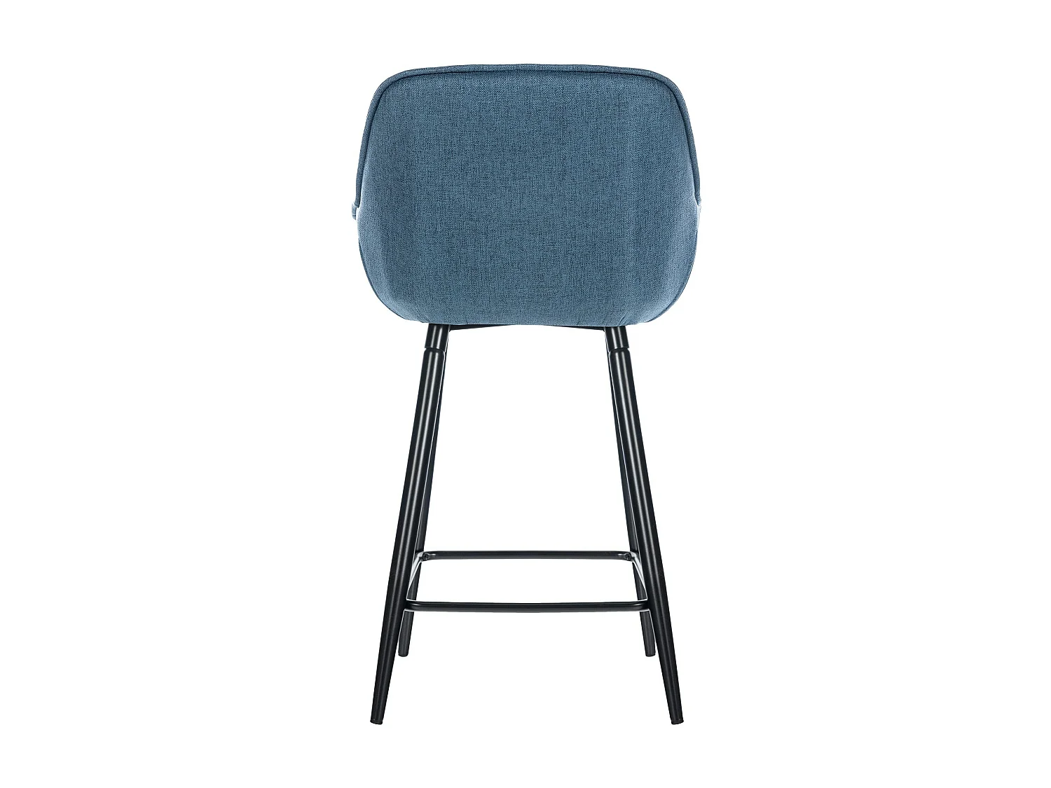Lot de 2  Tabouret de bar - Tissu - Bleu - Gibson