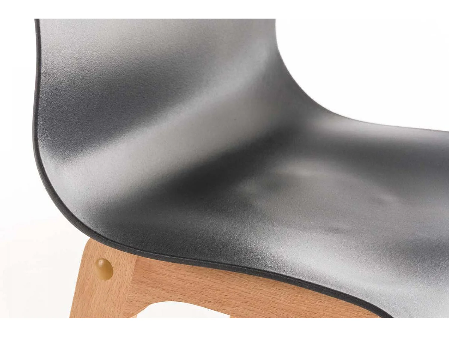 Tabouret de bar - Bois & Bois - Gris - Hover