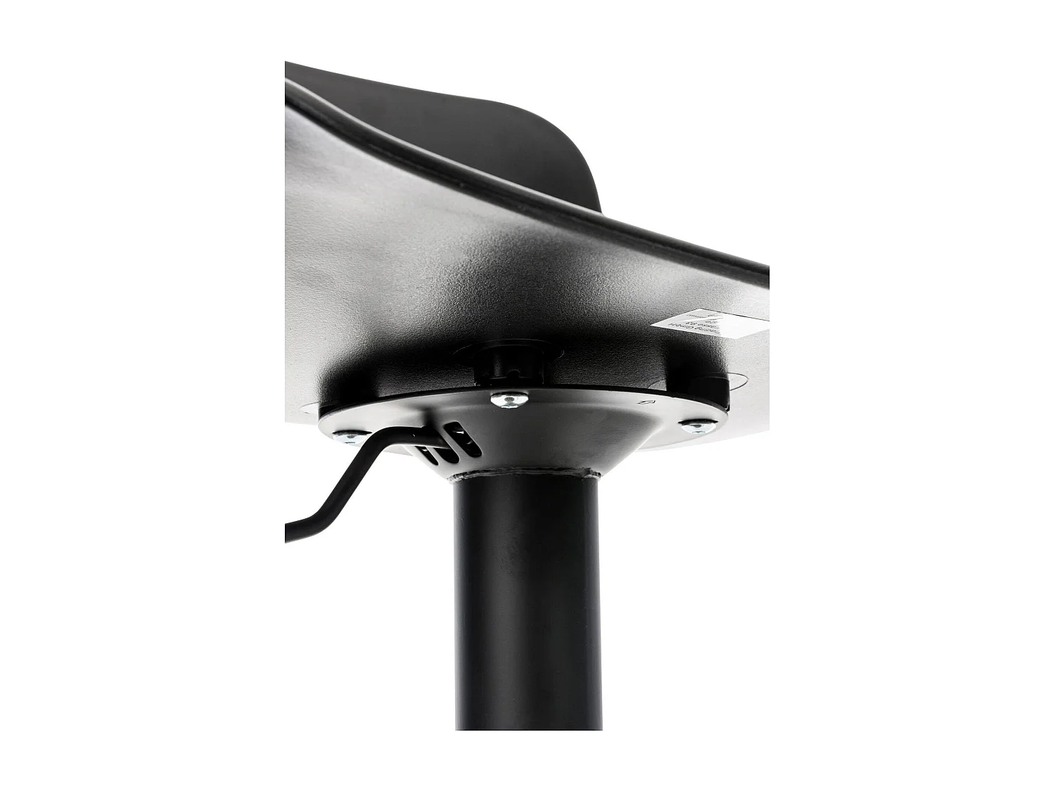 Lot de 4  Tabouret de bar - Plastique - Noir - Almada