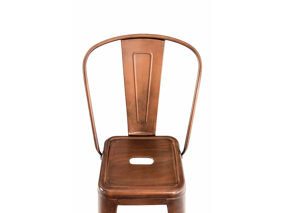 Lot de 2  Tabouret de bar - Métal & Métal - Cuivre - Aiden