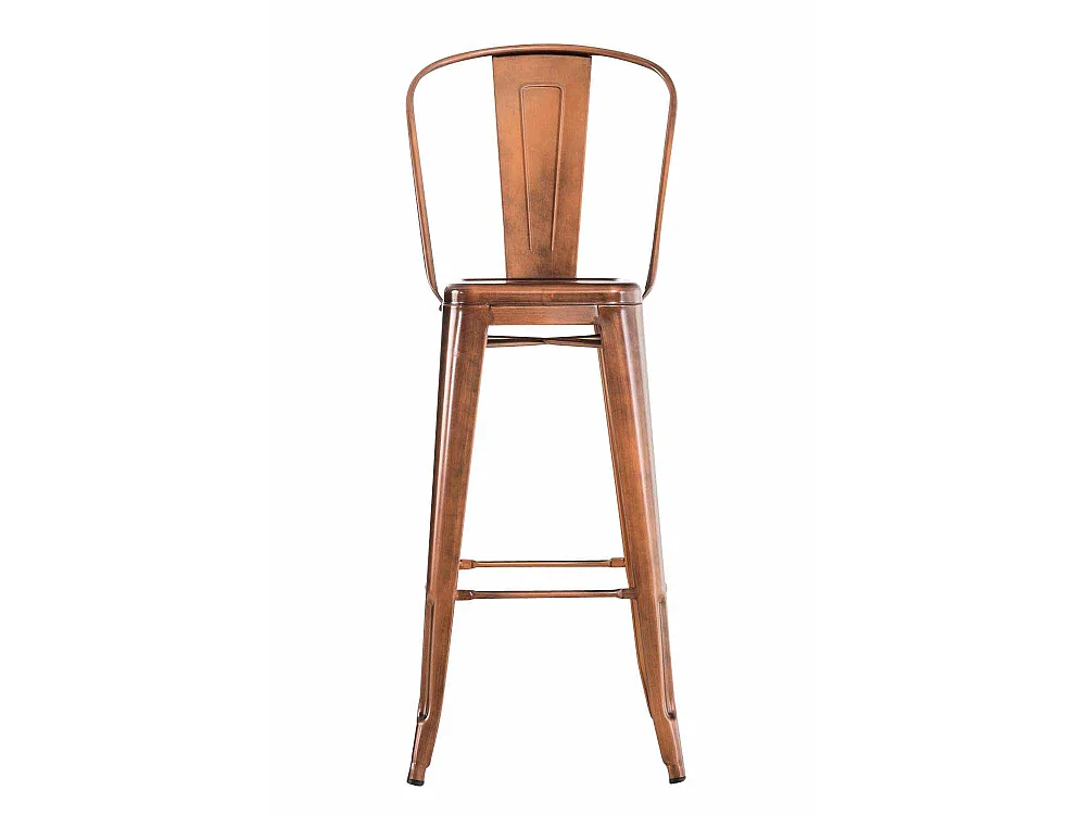 Lot de 2  Tabouret de bar - Métal & Métal - Cuivre - Aiden