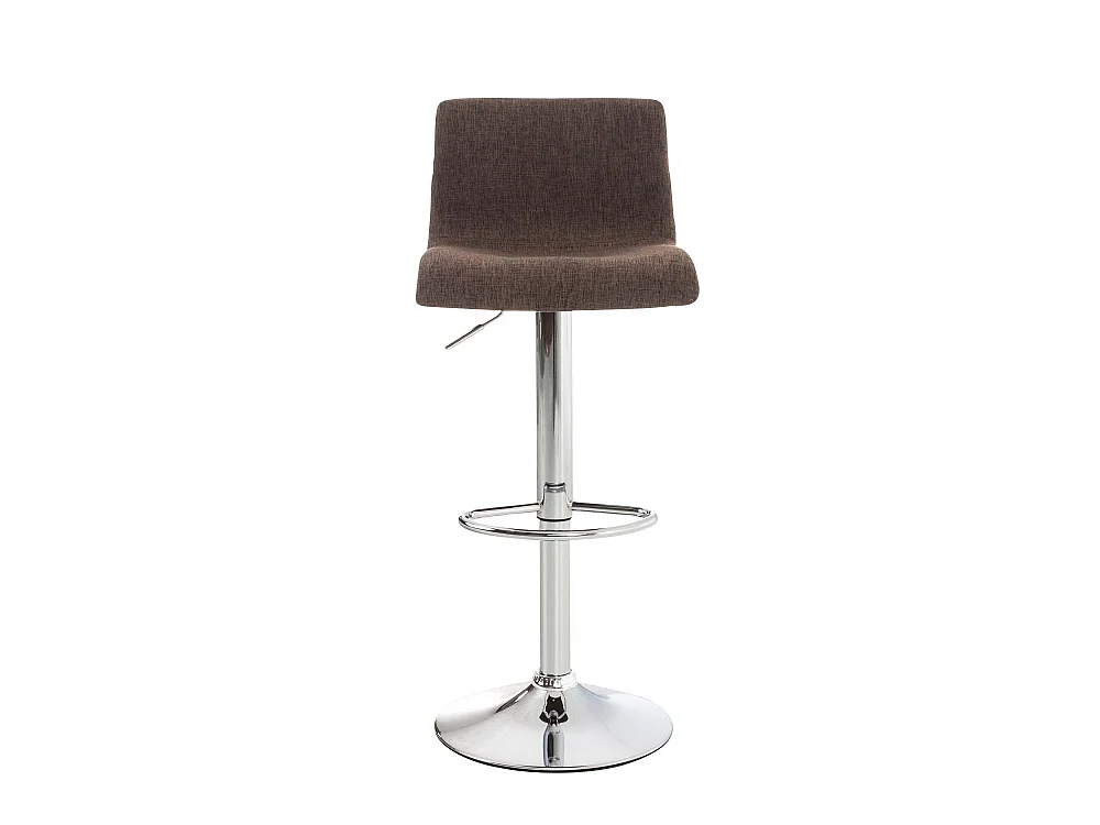 Tabouret de bar - Tissu - Marron - Hoover