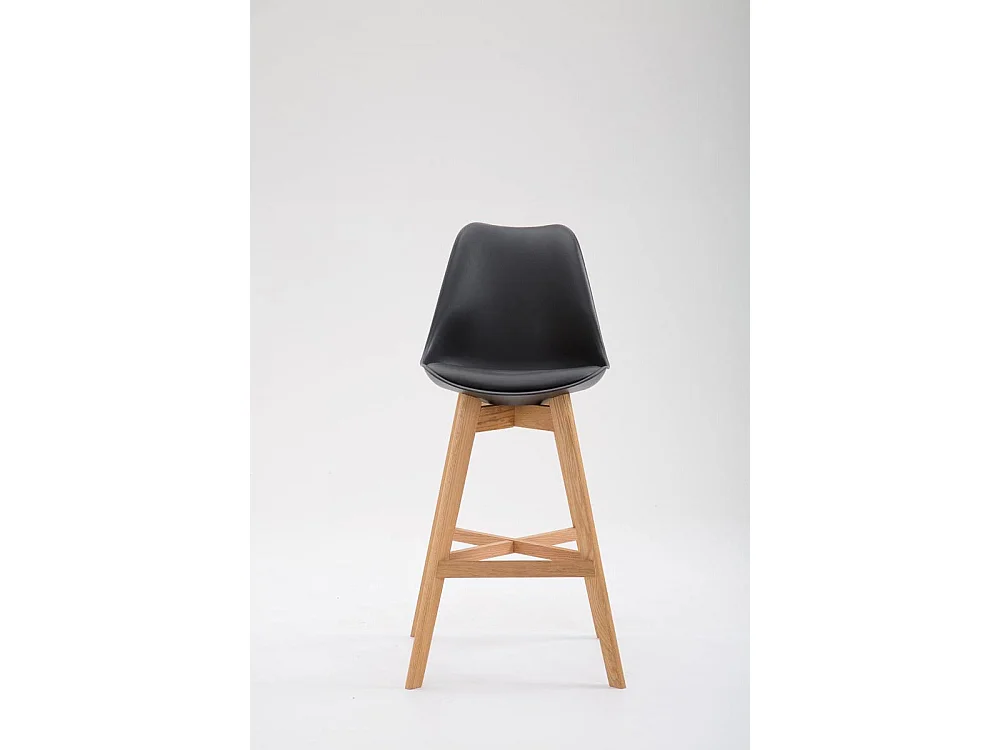 Tabouret de bar - Plastique & Nature - Noir - Cannes