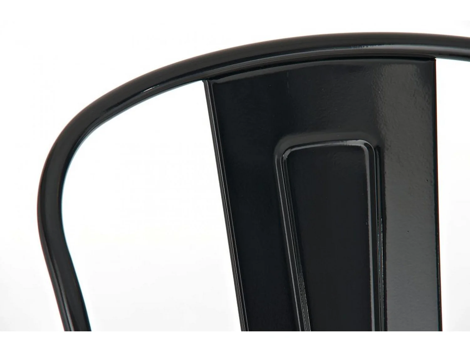 Lot de 2  Tabouret de bar - Métal & Métal - Noir - Aiden