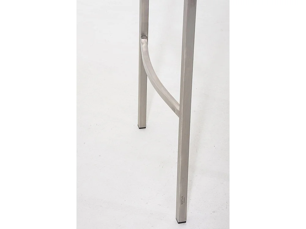 Tabouret de bar - Similicuir & Acier inoxydable - Vert - Damaso