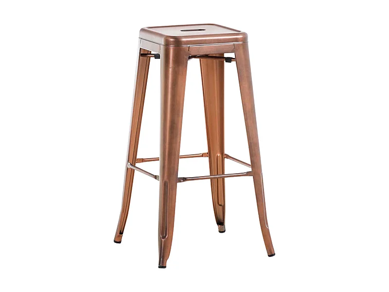 Tabouret de bar - Métal & Métal - Cuivre - Joshua