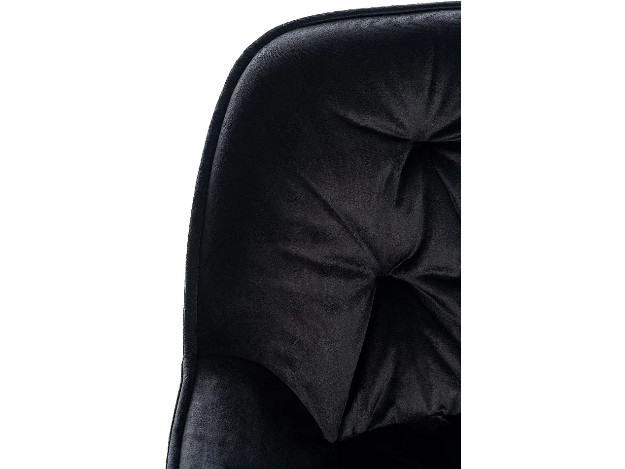 Conjunto de 2 bancos de bar Gibson preto|veludo