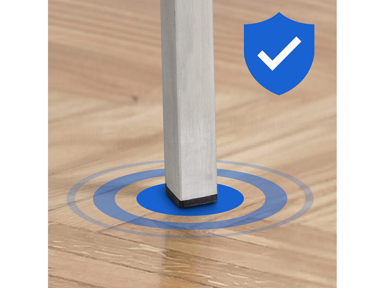 Lot de 2  Tabouret de bar - Tissu & Acier inoxydable - Ivoire - Damaso