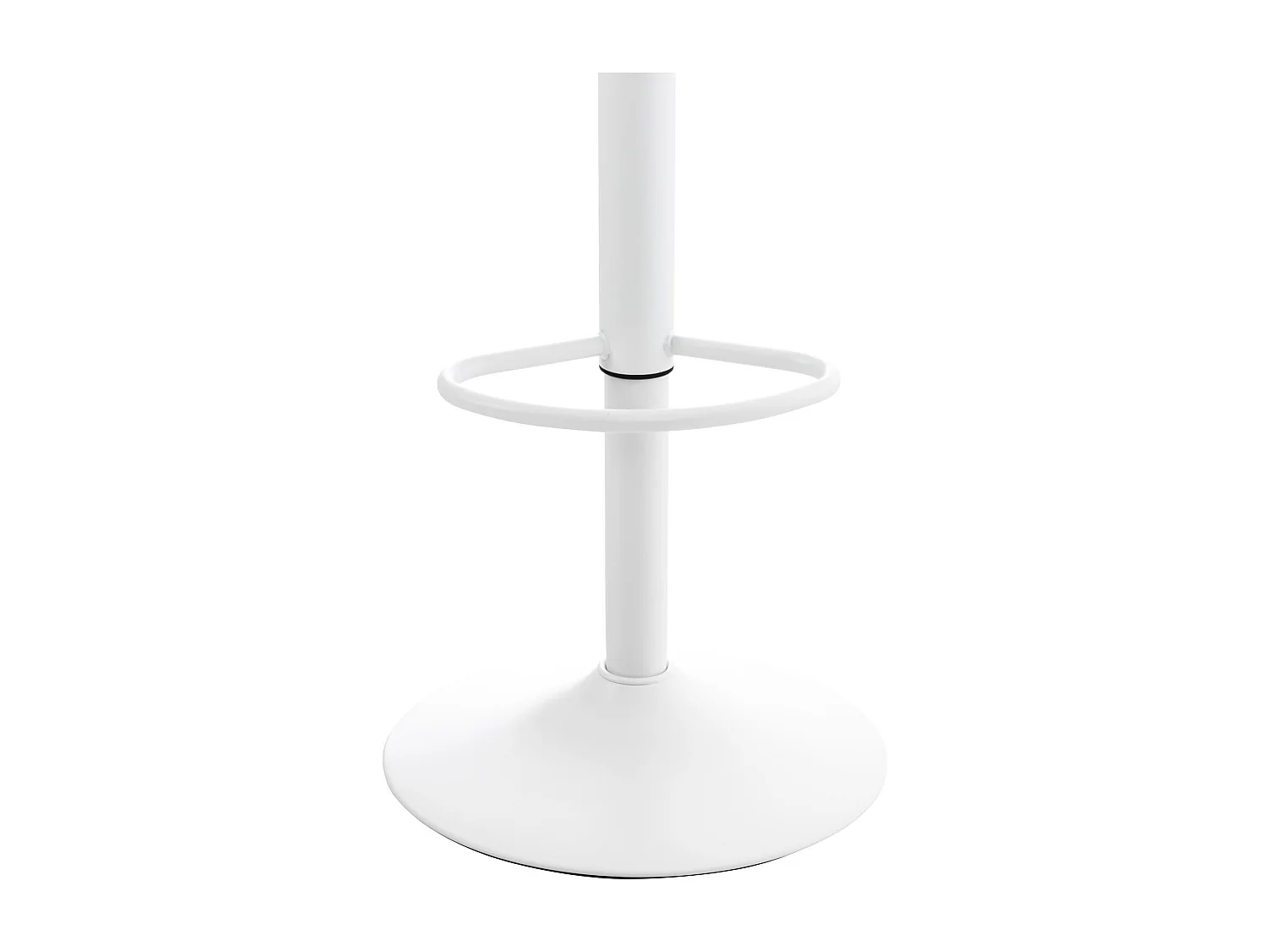 Lot de 4  Tabouret de bar - Plastique - Blanc - Almada