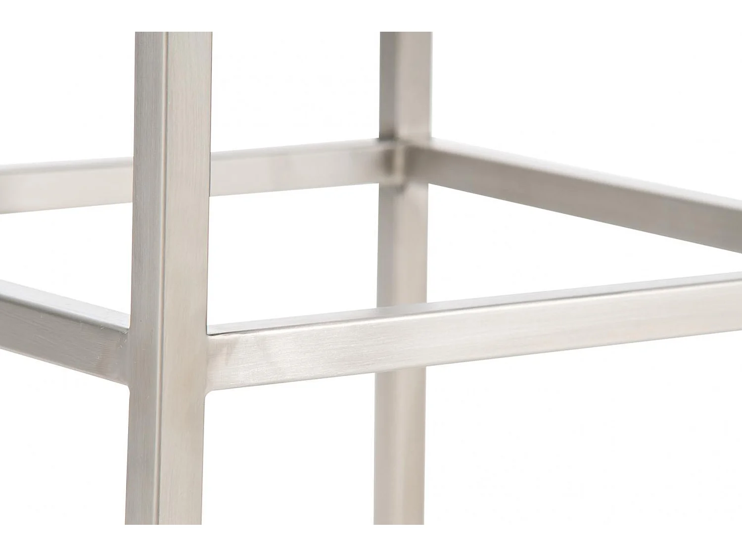 Tabouret de bar - Similicuir & Acier inoxydable - Noir - Montreal 80