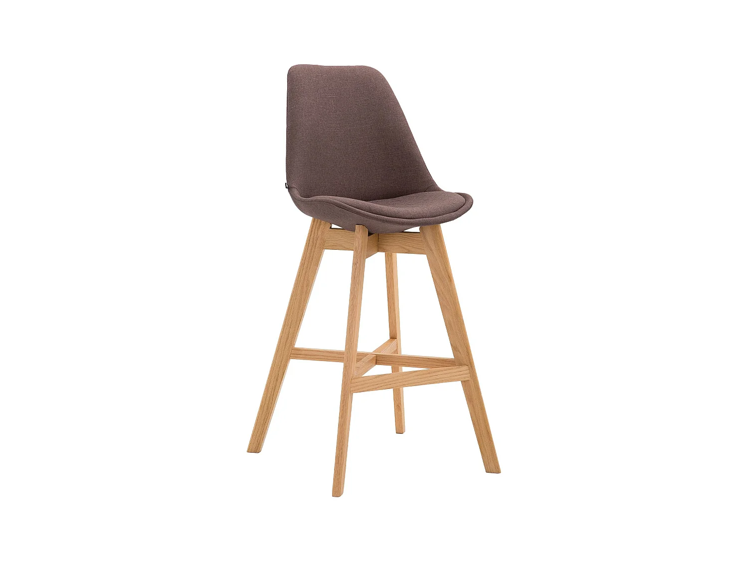 Tabouret de bar - Tissu & Nature - Marron - Cannes