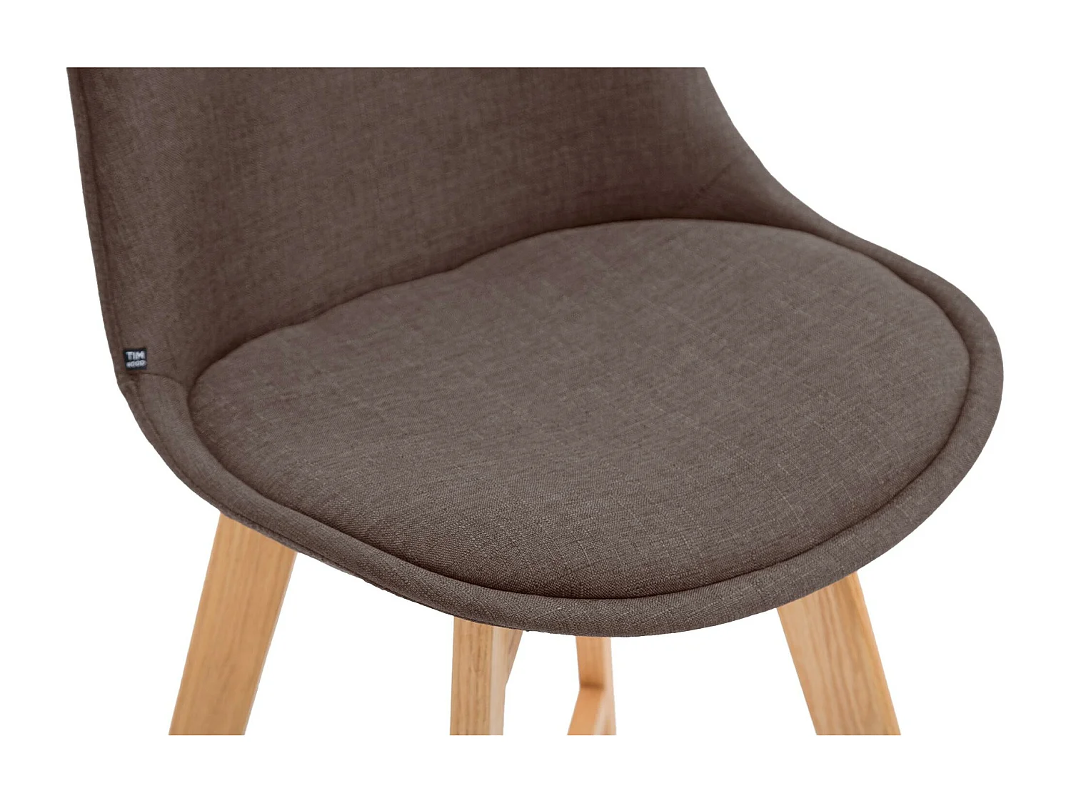 Tabouret de bar - Tissu & Nature - Marron - Cannes