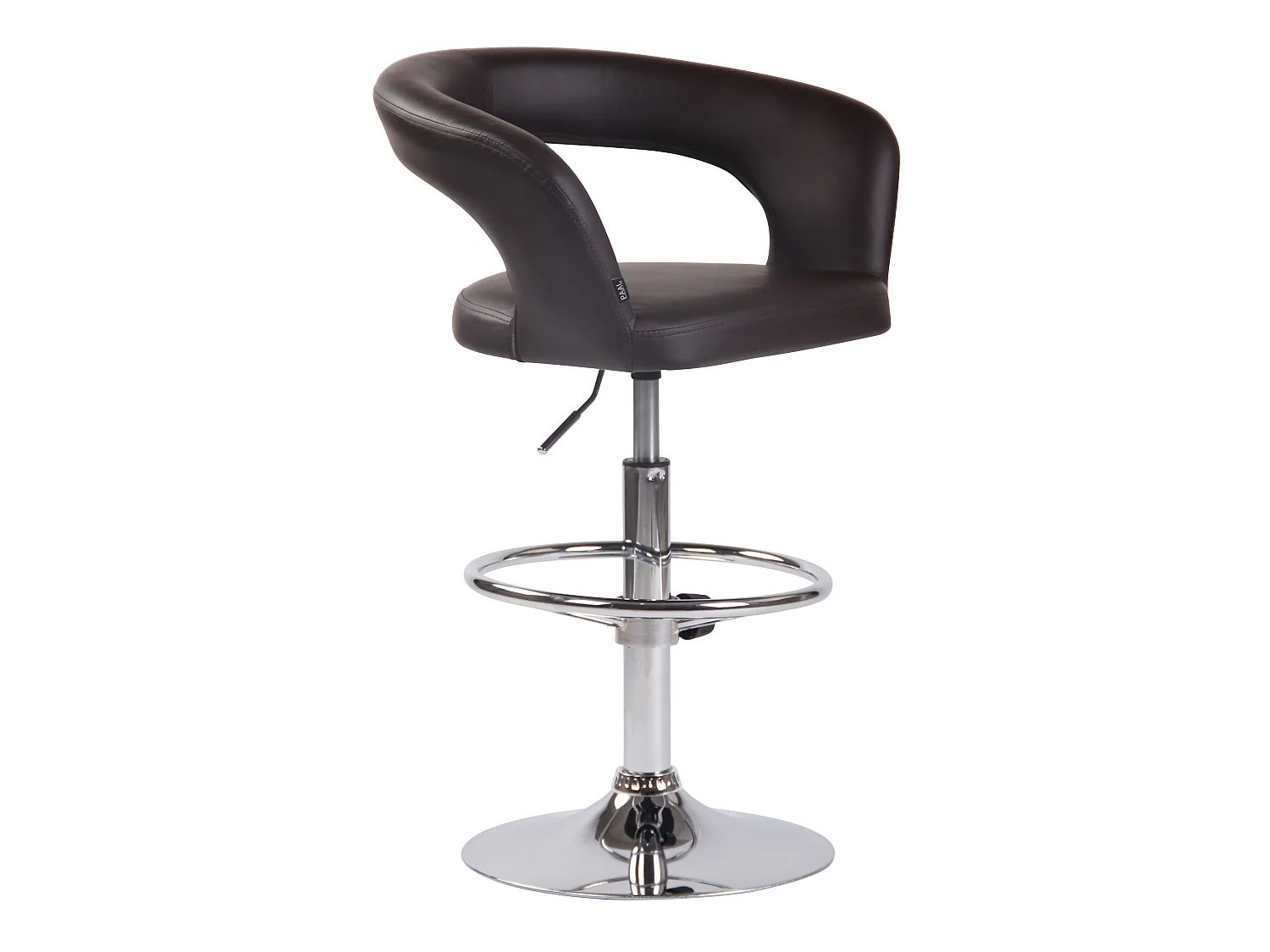 Tabouret de bar - Similicuir - Marron - Jaen