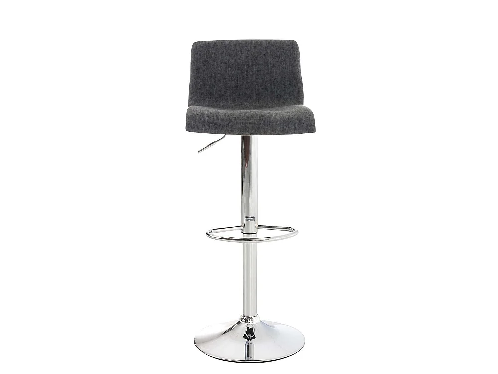 Tabouret de bar - Tissu - Gris foncé - Hoover