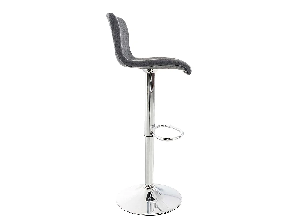 Tabouret de bar - Tissu - Gris foncé - Hoover