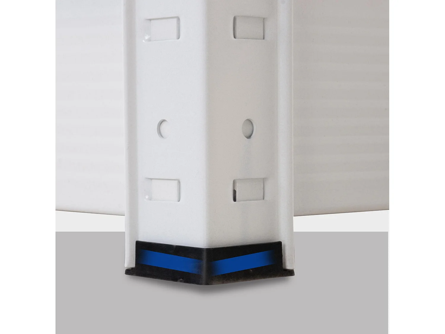 Étagère enfichable - Métal - 160 x 60 x 180cm - Blanc - regal