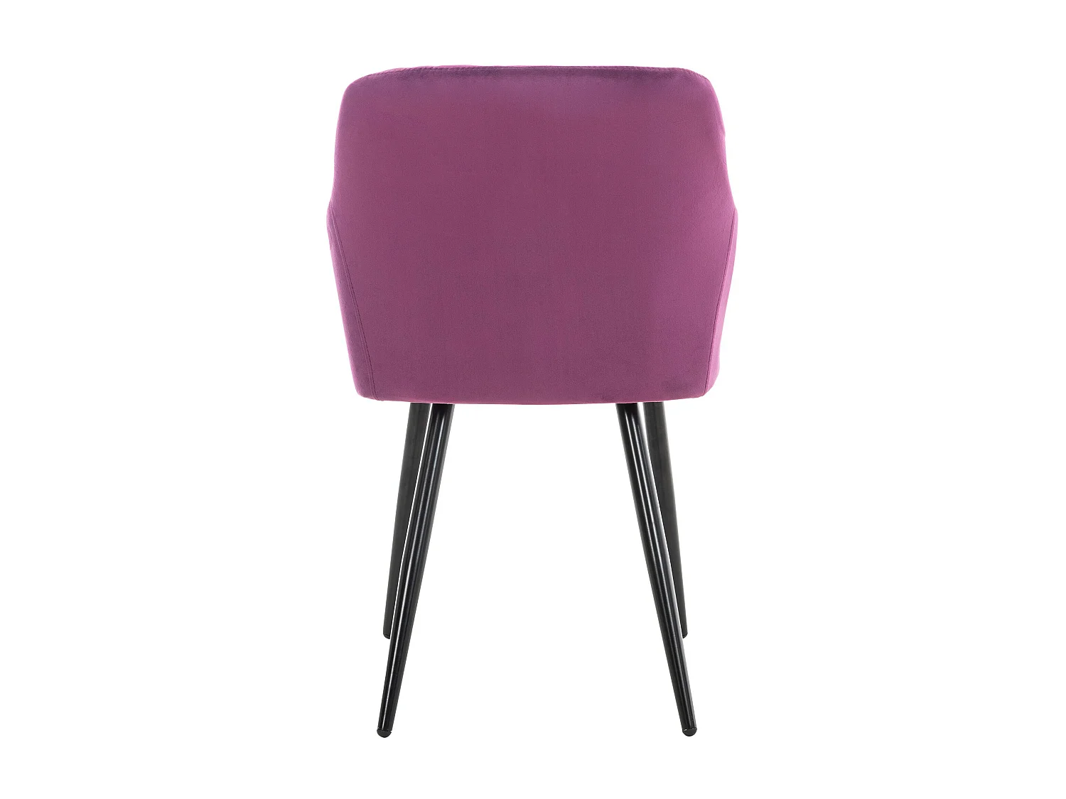 chaises avec accoudoirs - Velours - Violet - Shila