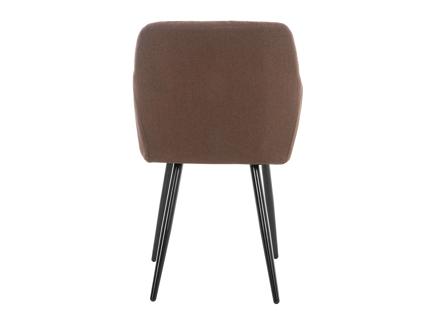 chaises avec accoudoirs - Tissu - Marron - Shila