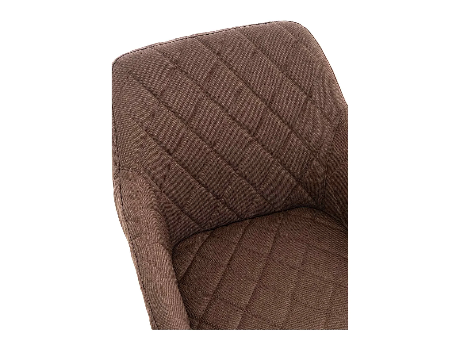 chaises avec accoudoirs - Tissu - Marron - Shila