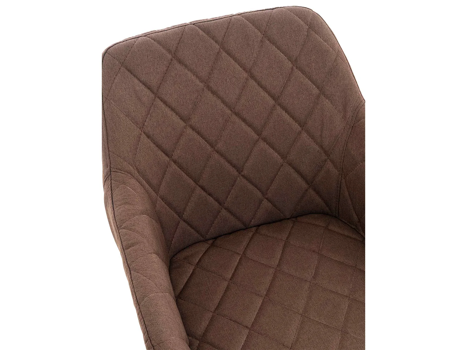 chaises avec accoudoirs - Tissu - Marron - Shila