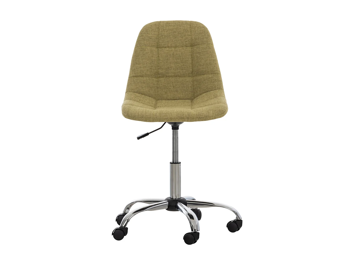 Bureaustoel - Stof & Metaal in chroomoptiek - groen - Emil