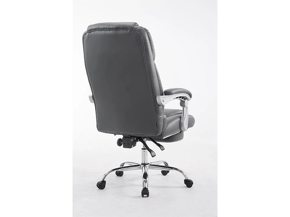 Chaise de bureau - Similicuir - Gris - Pacific