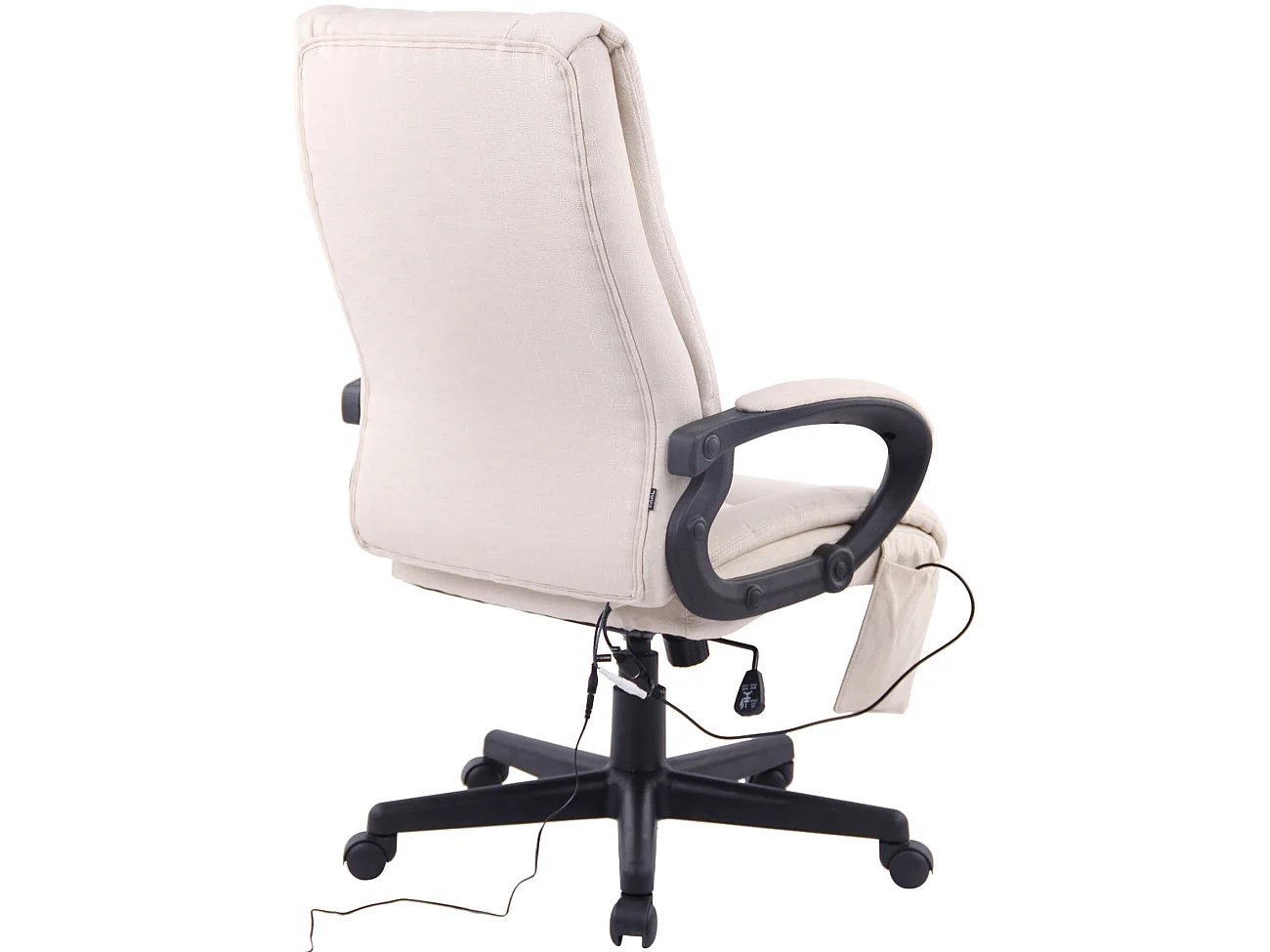 Bürosessel - Stoff & Kunststoff - creme - XL Sparta XM