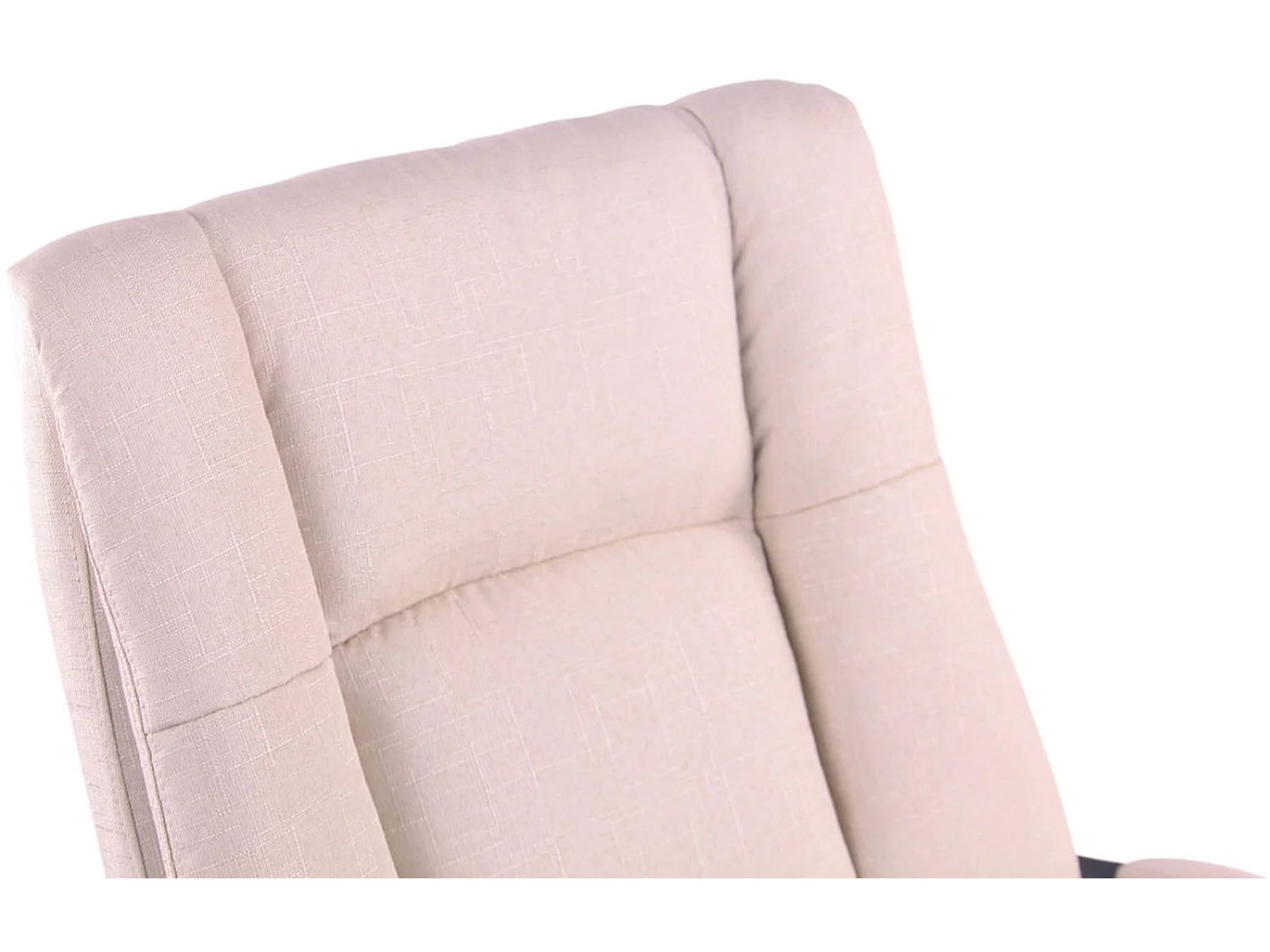 Chaise de bureau - Tissu & Plastique - Crème - XL Sparta XM