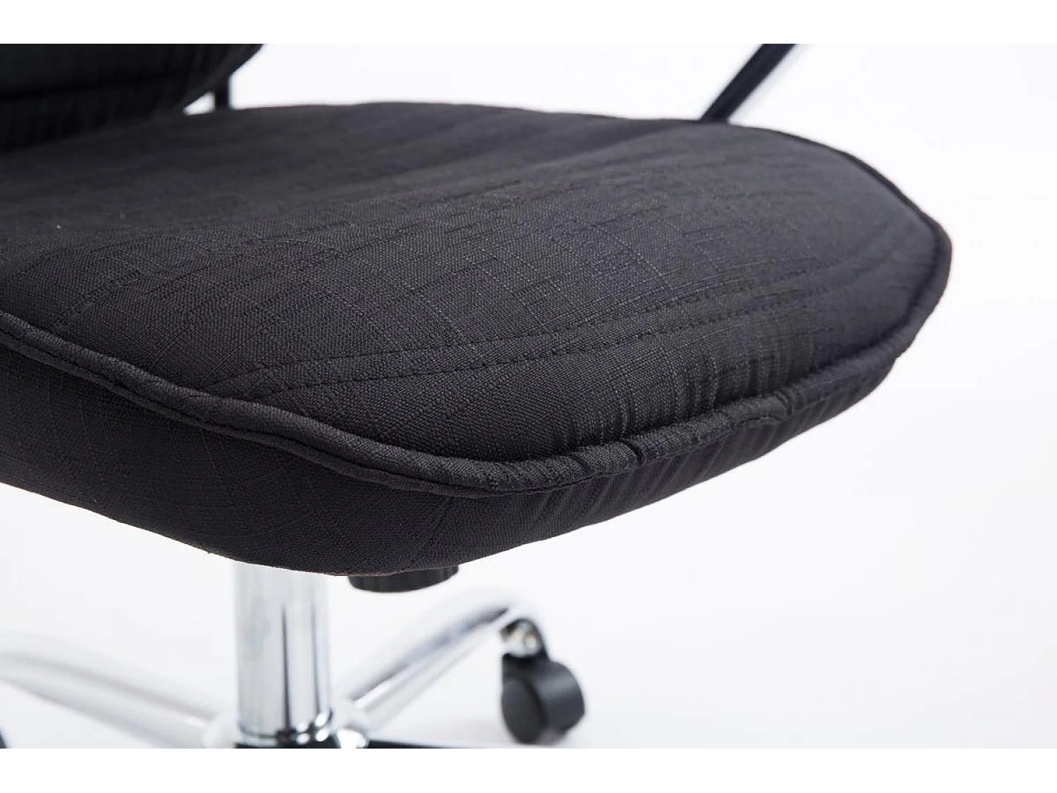 Chaise de bureau - Tissu - Noir - Rako