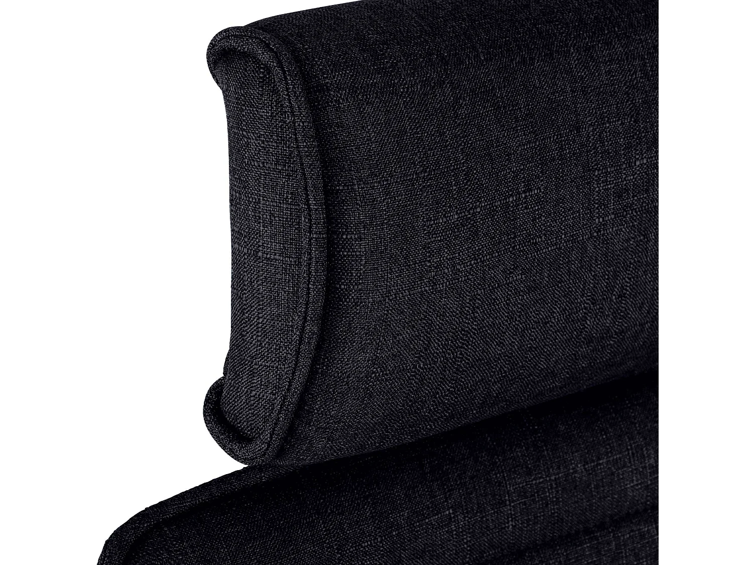 Chaise de bureau - Tissu - Noir - Rako