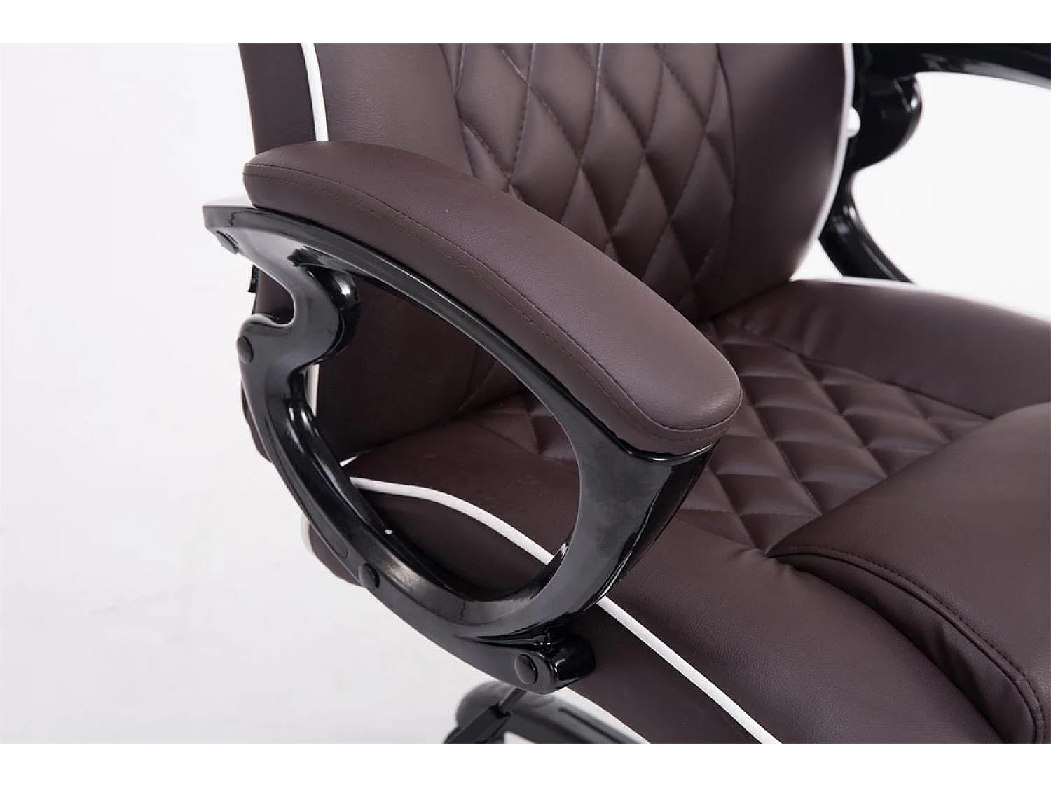 Bürosessel - Kunstleder & Kunststoff - braun - BIG XXX