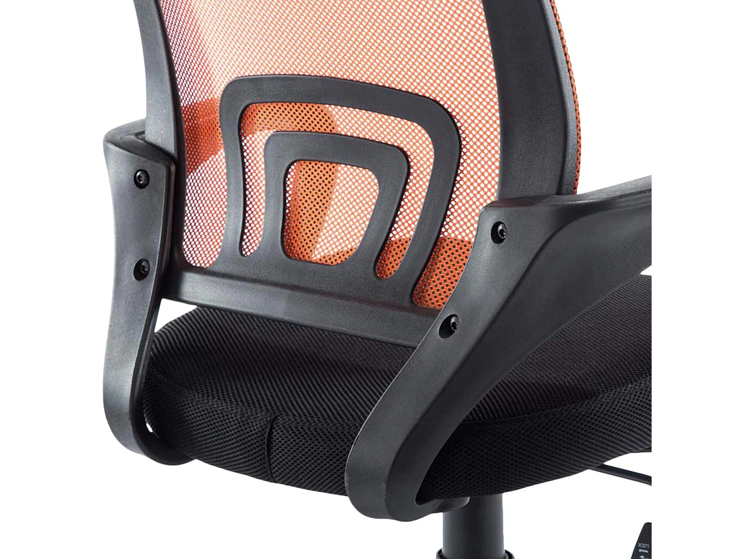 Chaise de bureau - Similicuir - Orange - Genius