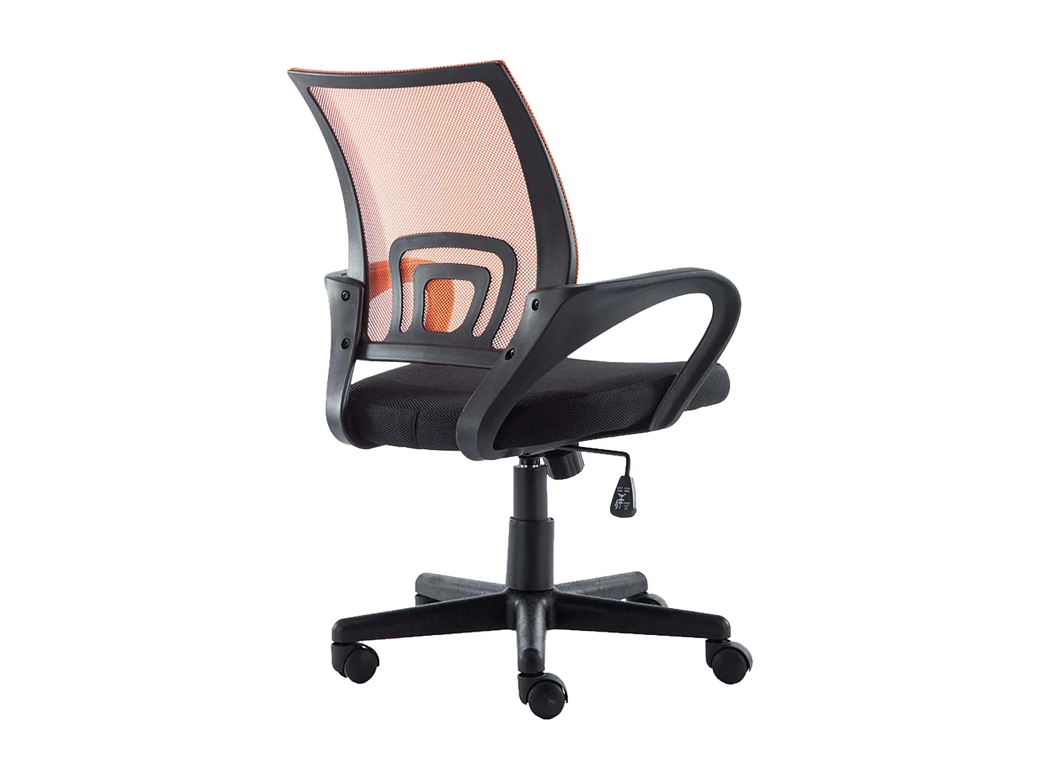 Chaise de bureau - Similicuir - Orange - Genius