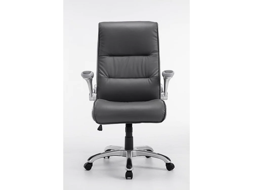 Chaise de bureau - Similicuir & Plastique - Gris - BIG Villach