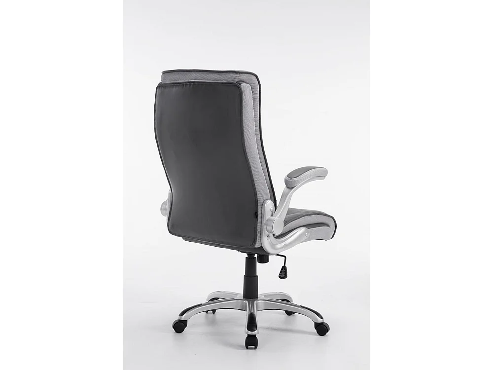 Chaise de bureau - Similicuir & Plastique - Gris - BIG Villach