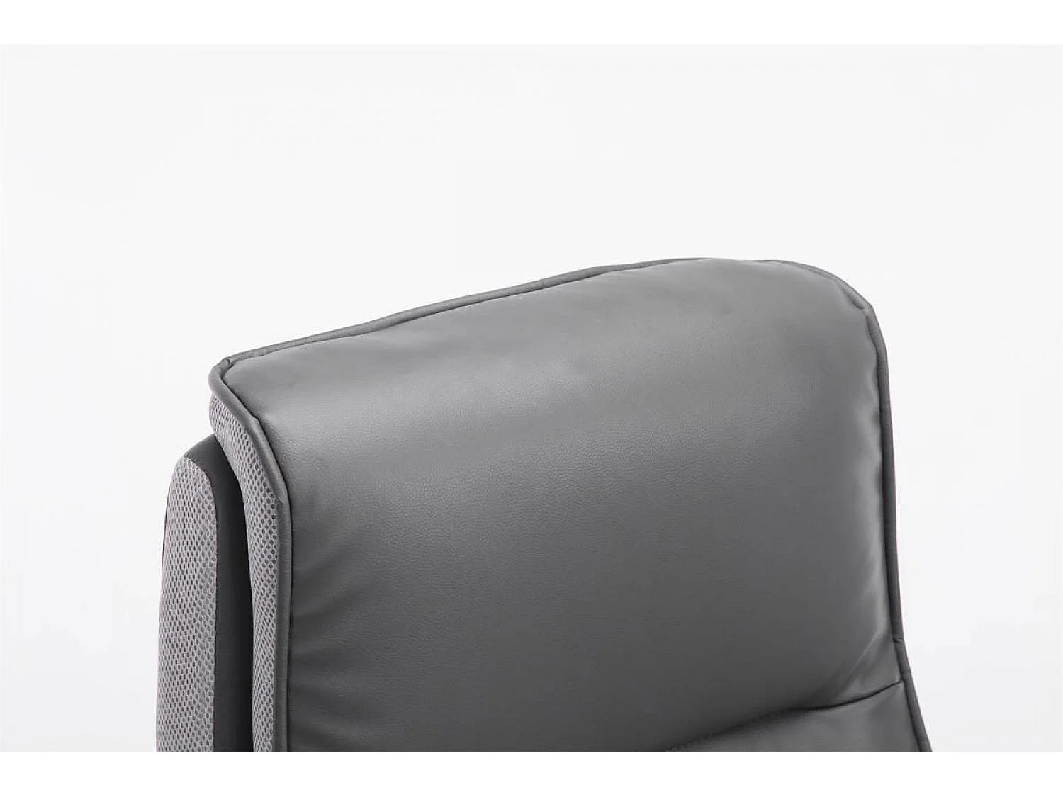 Chaise de bureau - Similicuir & Plastique - Gris - BIG Villach