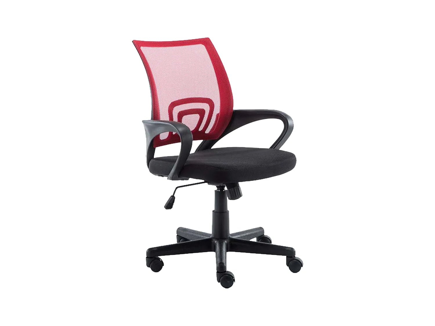 Chaise de bureau - Similicuir - Rouge - Genius