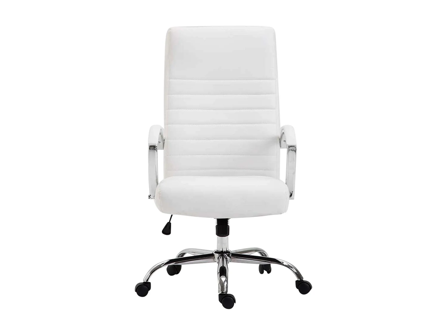 Chaise de bureau - Similicuir & Nature - Blanc - Valais