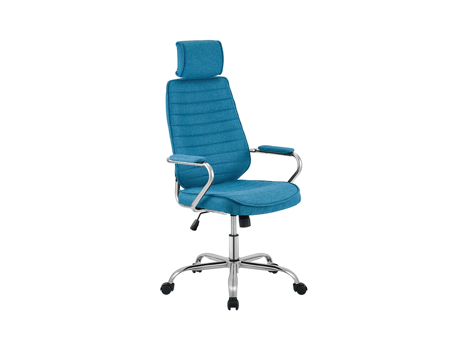 Chaise de bureau - Tissu - Bleu - Rako