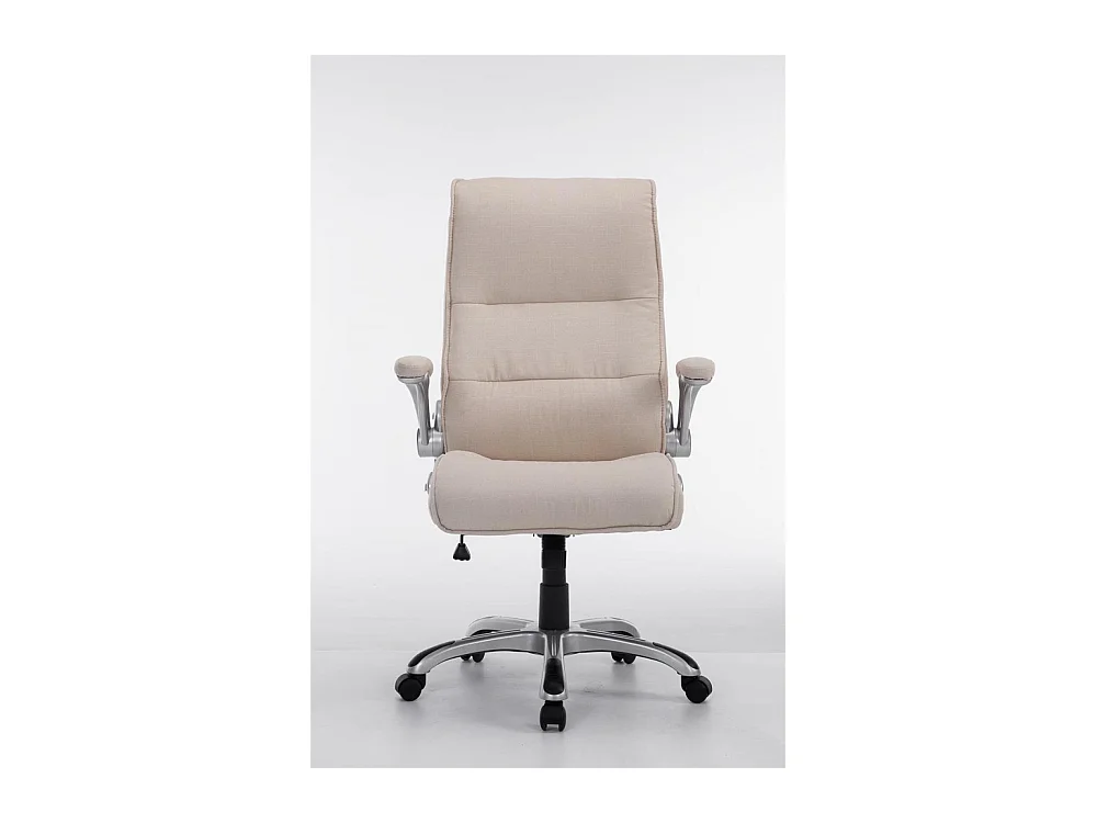 Chaise de bureau - Tissu & Plastique - Crème - BIG Villach