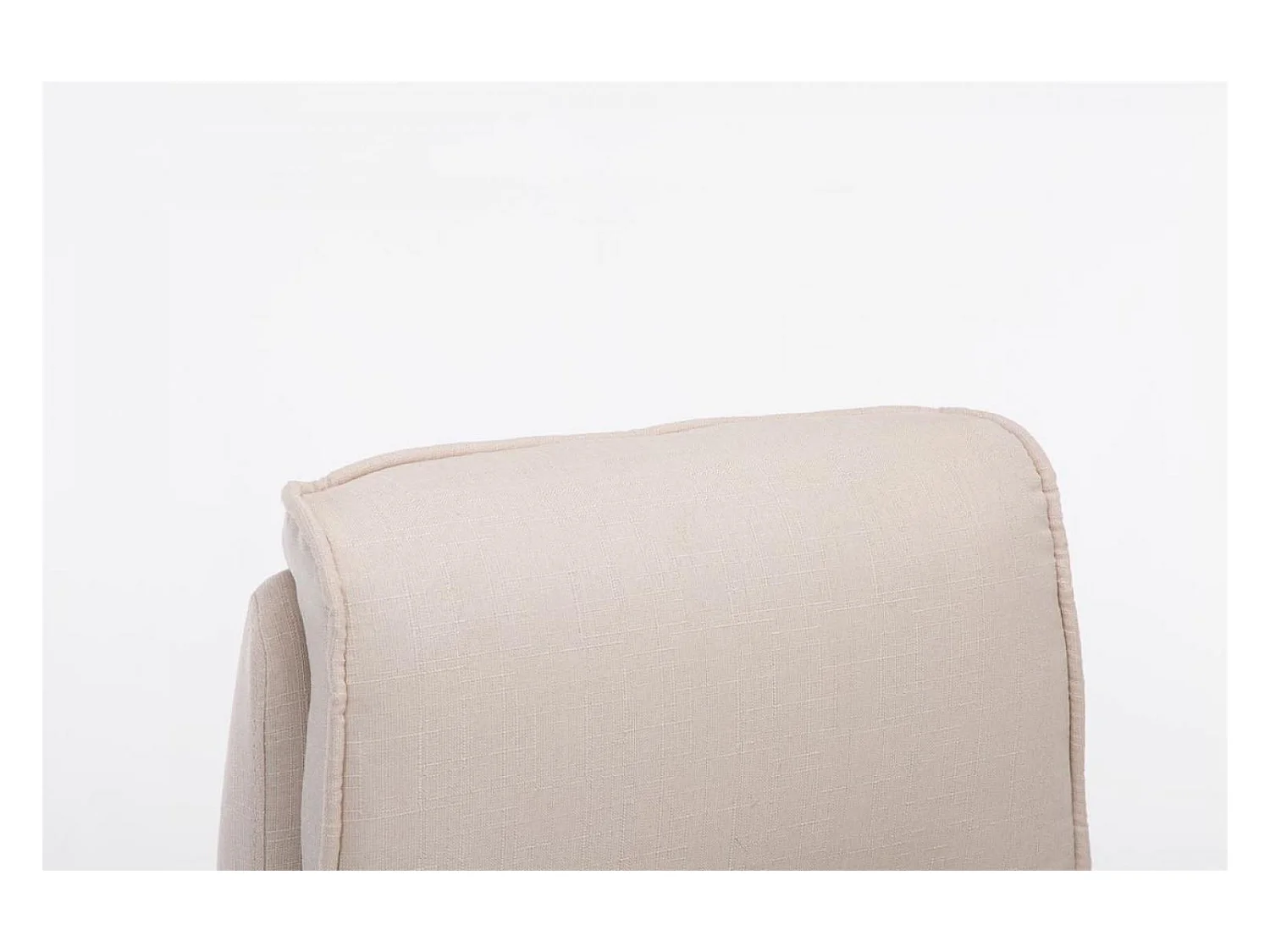 Chaise de bureau - Tissu & Plastique - Crème - BIG Villach